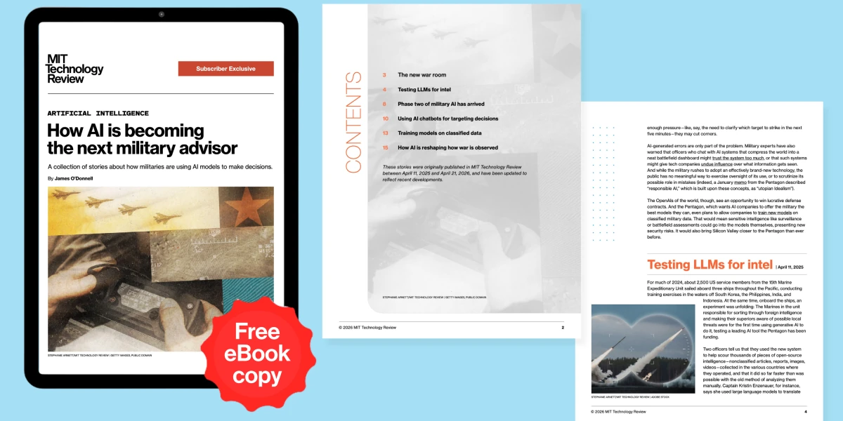 Exclusive eBook: How AI is becoming the next military advisor