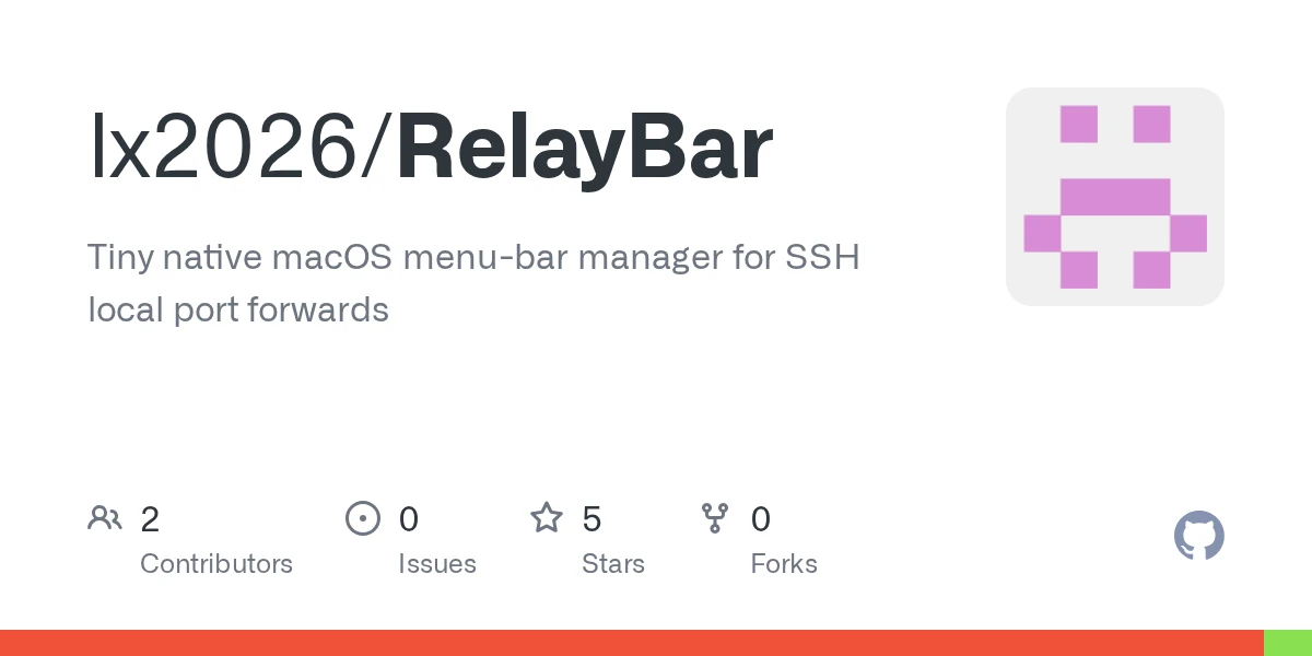 Show HN: macOS menu-bar manager for SSH port forwards