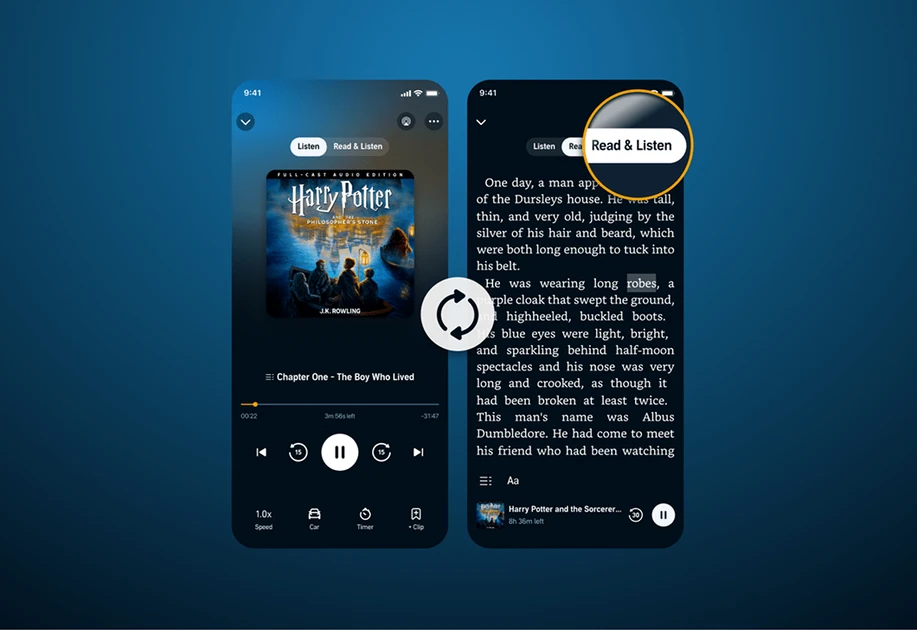 Audible’s new ‘Read & Listen’ feature syncs your Kindle ebooks with audiobooks | TechCrunch