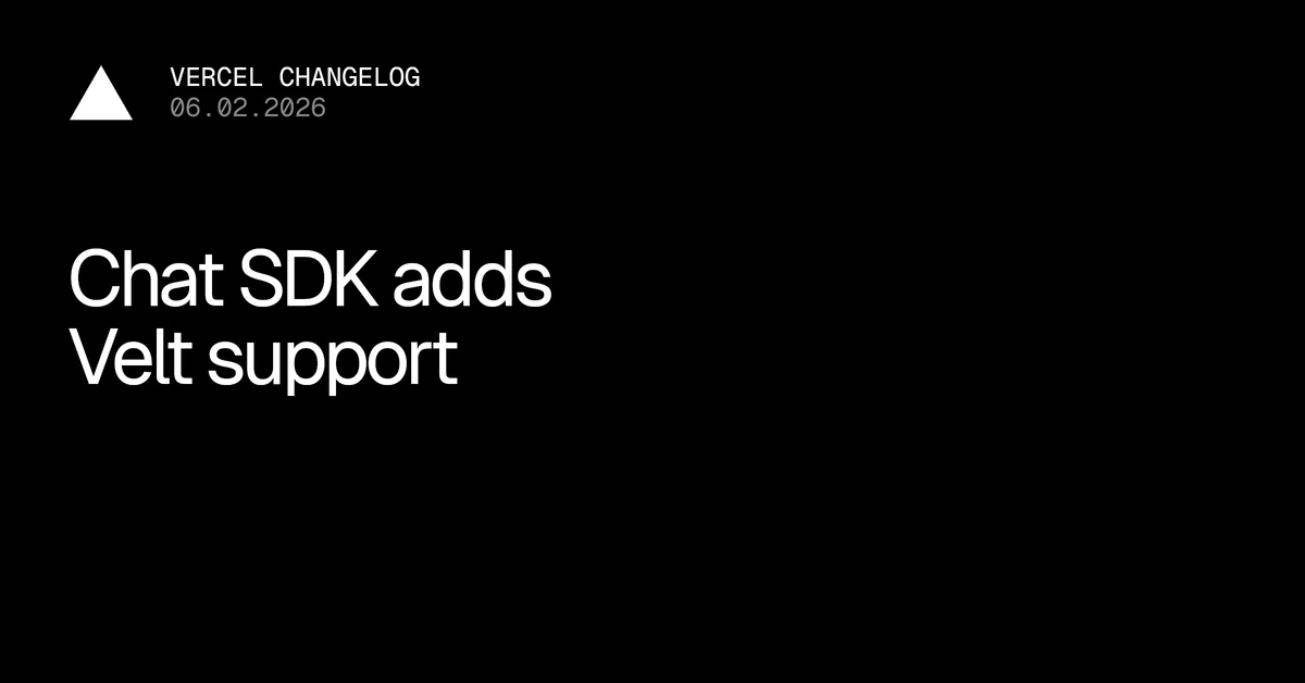 Chat SDK adds Velt support