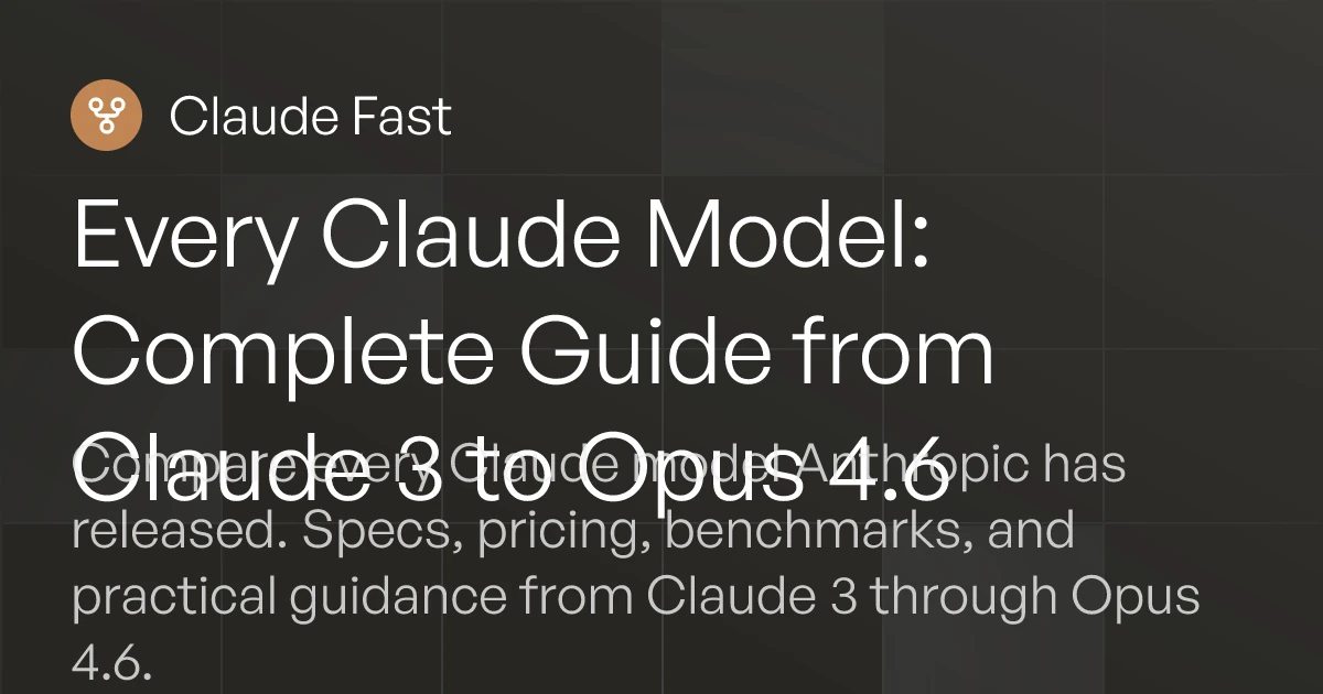 Every Claude Model: Complete Guide from Claude 3 to Sonnet 4.6
