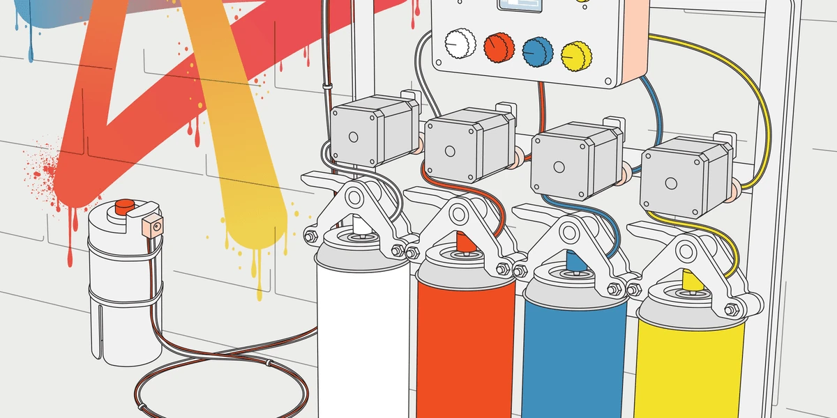 DIY Spray Paint System Creates Hundreds Of Colors Instantly
