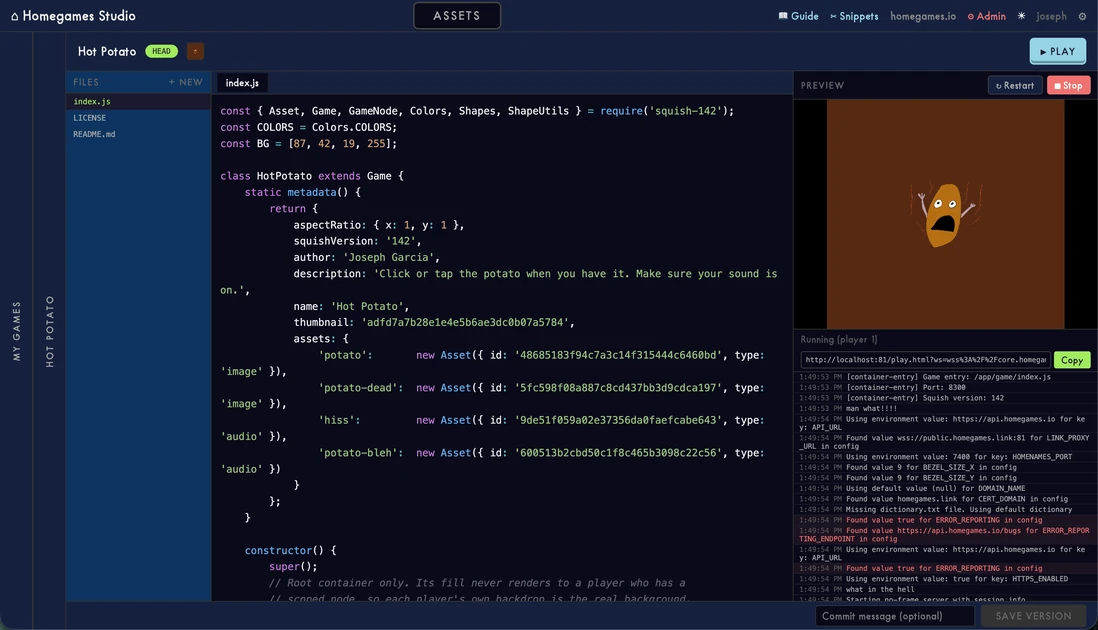 Show HN: Homegames. An open-source game platform I've been making for 8 years