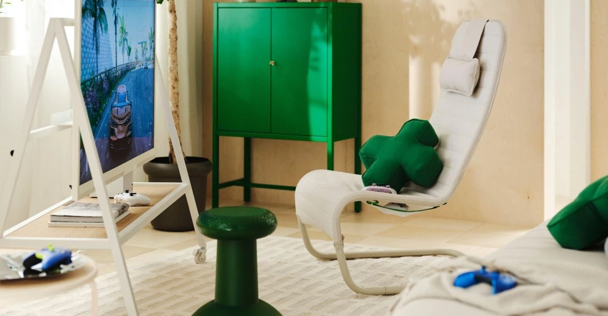 Ikea’s Xbox collection includes a giant thumbstick stool
