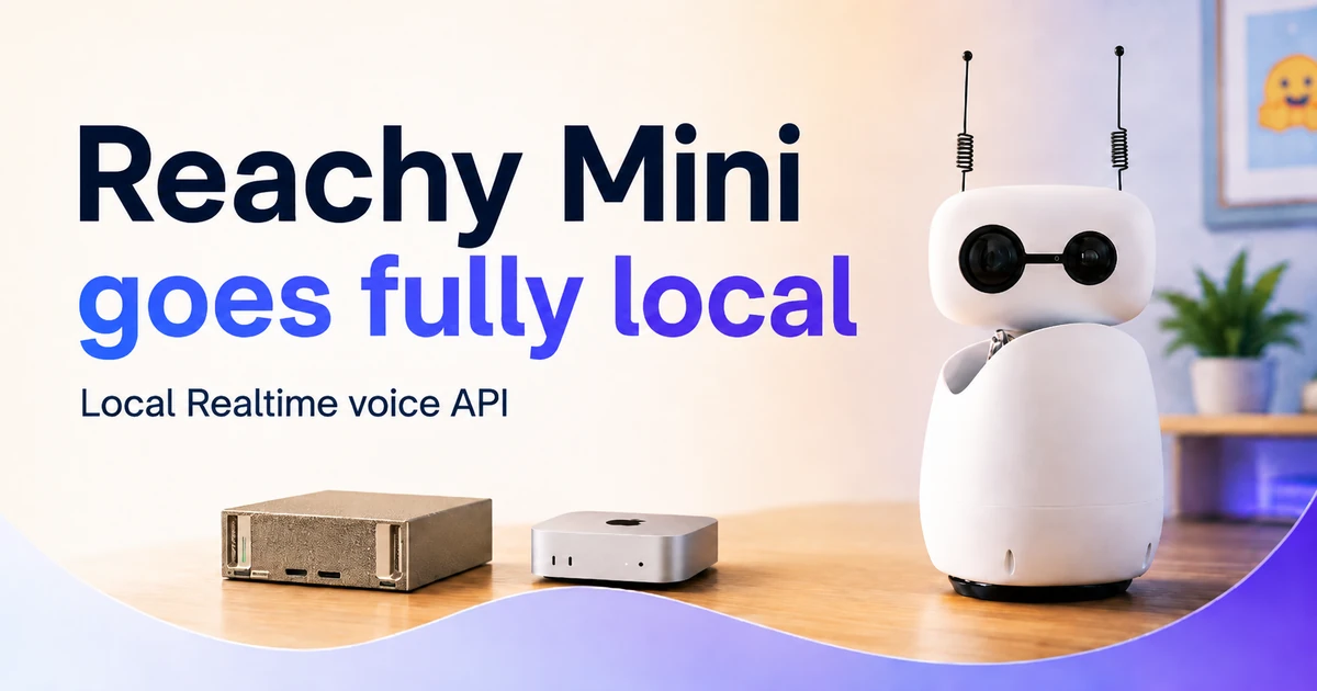 Reachy Mini goes fully local