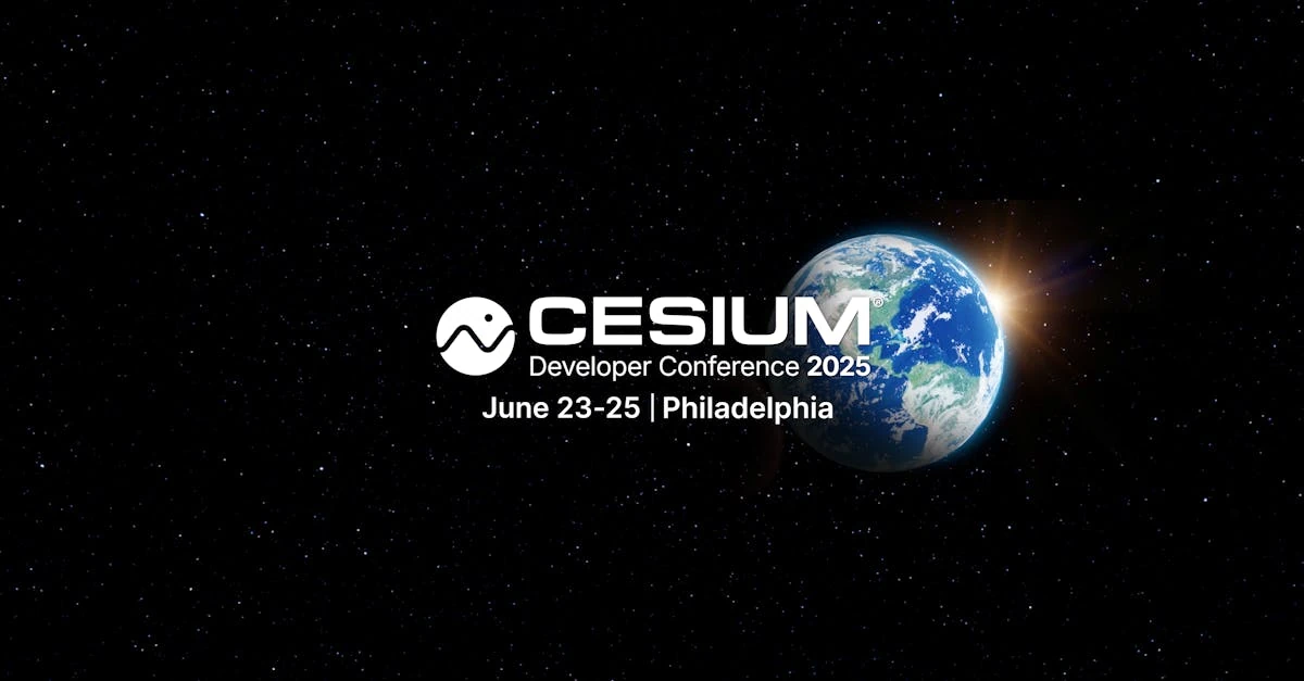 Cesium DevCon 2026 talks are up, including a keynote from SQLite's creator