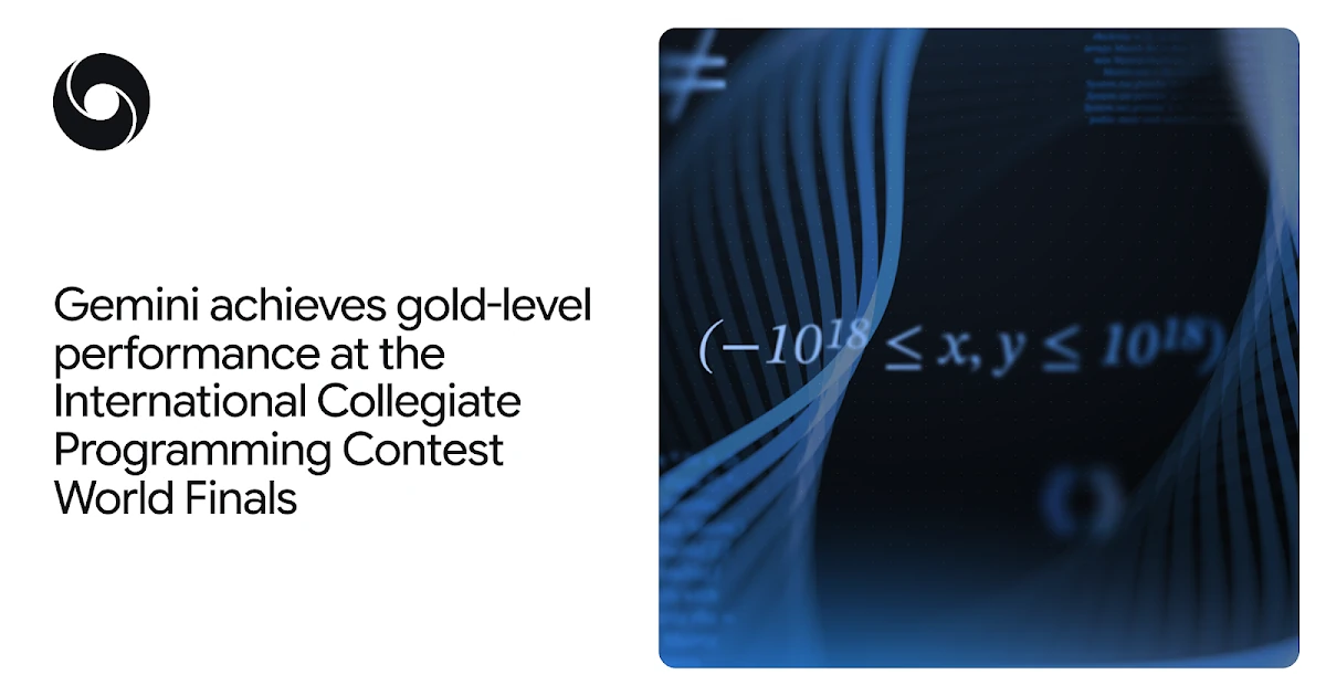 Gemini achieves gold-medal level at the International Collegiate Programming Contest World Finals