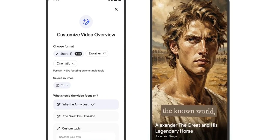 Google’s NotebookLM can sum up your research in a TikTok-style clip