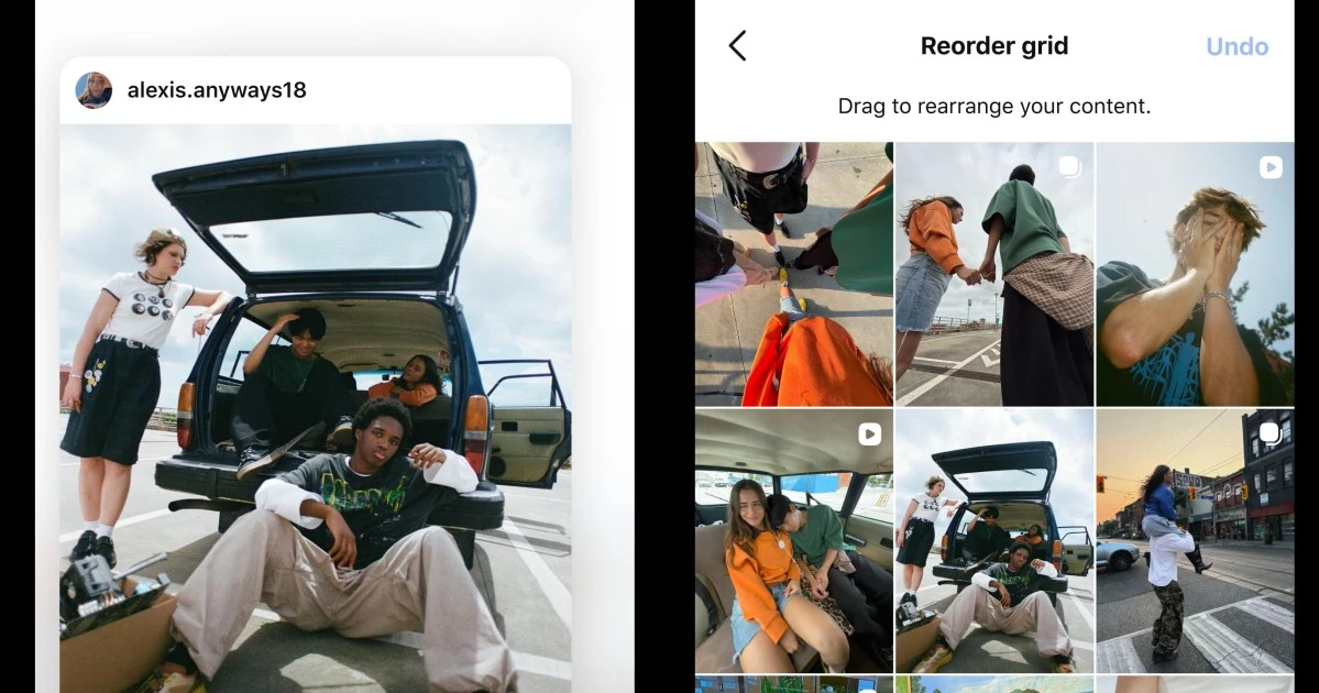Instagram is finally letting everyone reorganize their profile grid