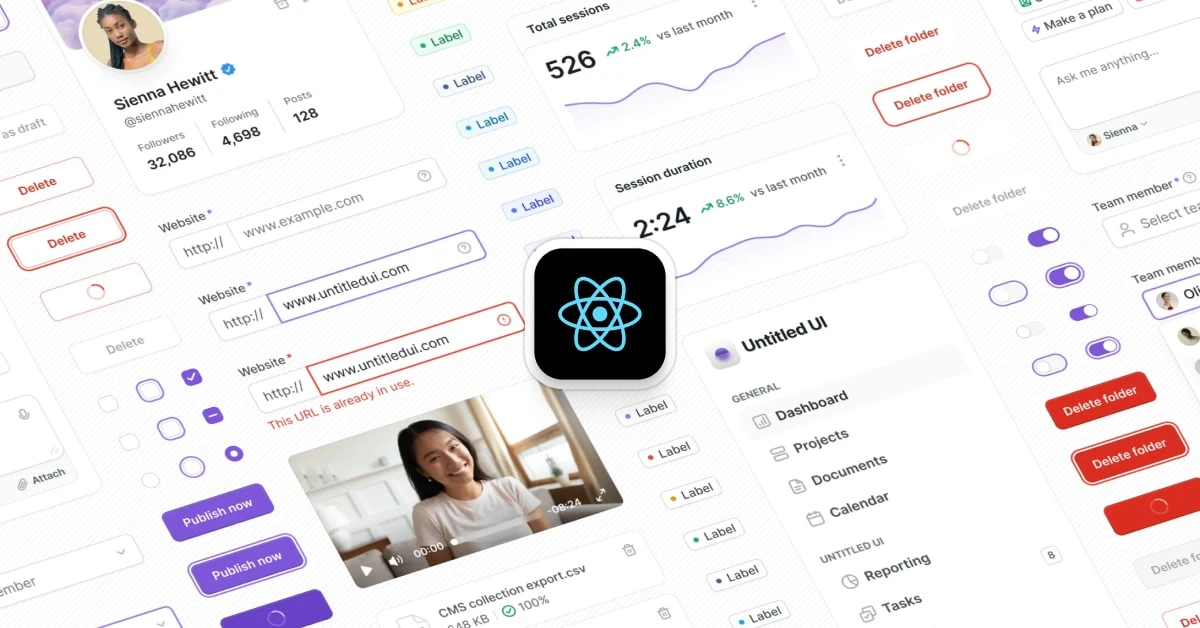 14 Best React UI Component Libraries in 2026 (+ Alternatives to MUI & Shadcn) | Untitled UI