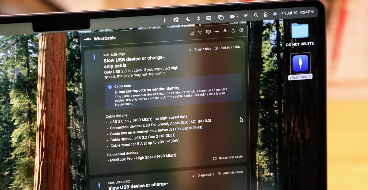 This free Mac app reveals the truth about your mystery USB-C cables