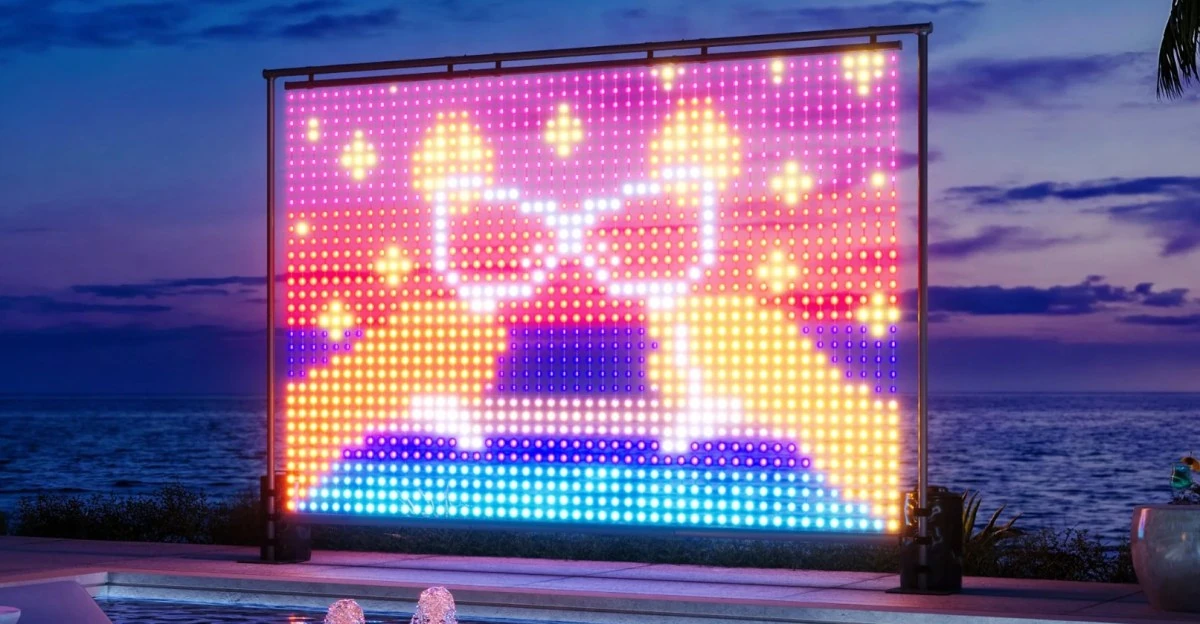 Govee’s new LED Lightwall comes with its own self-standing frame