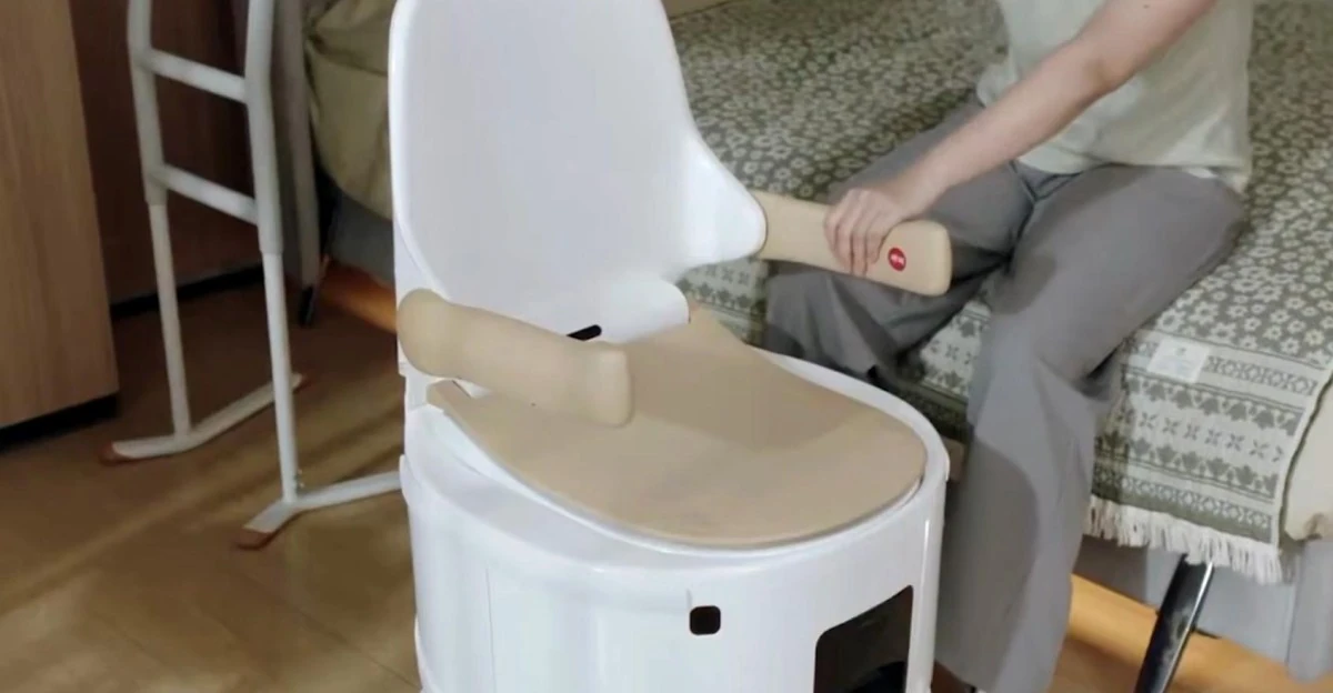 This robotic self-driving toilet comes to you
