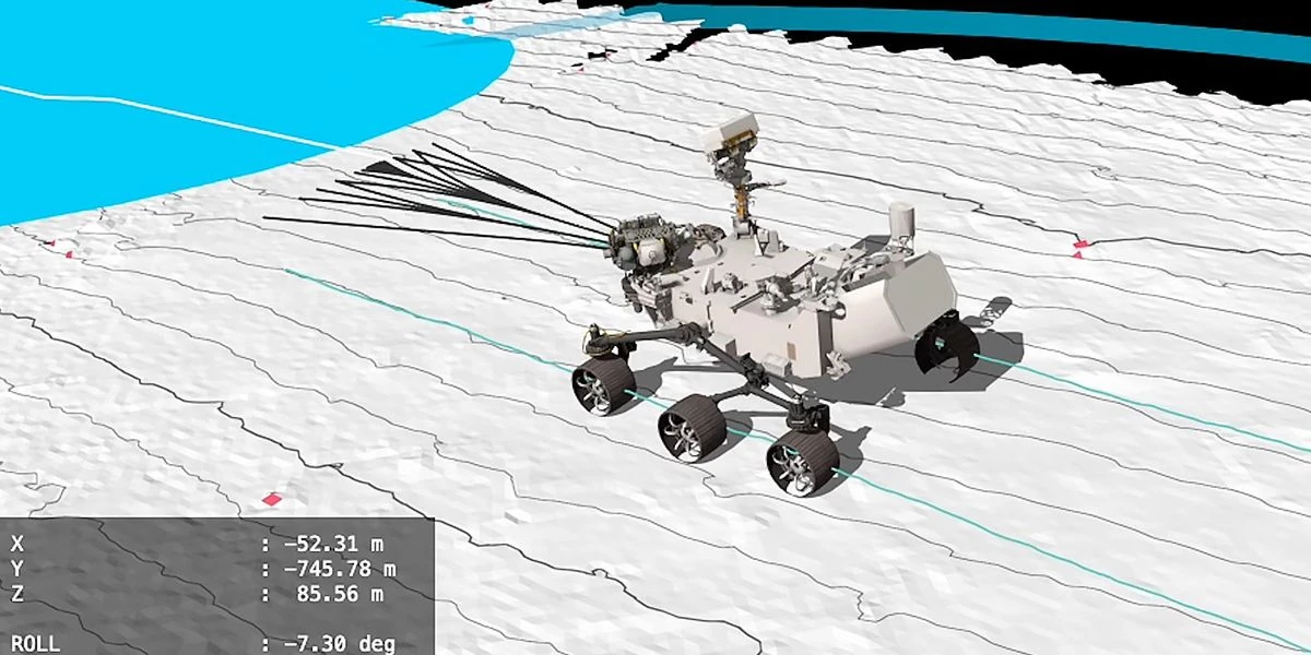 NASA’s Perseverance Rover Takes AI-Driven Roadtrip on Mars