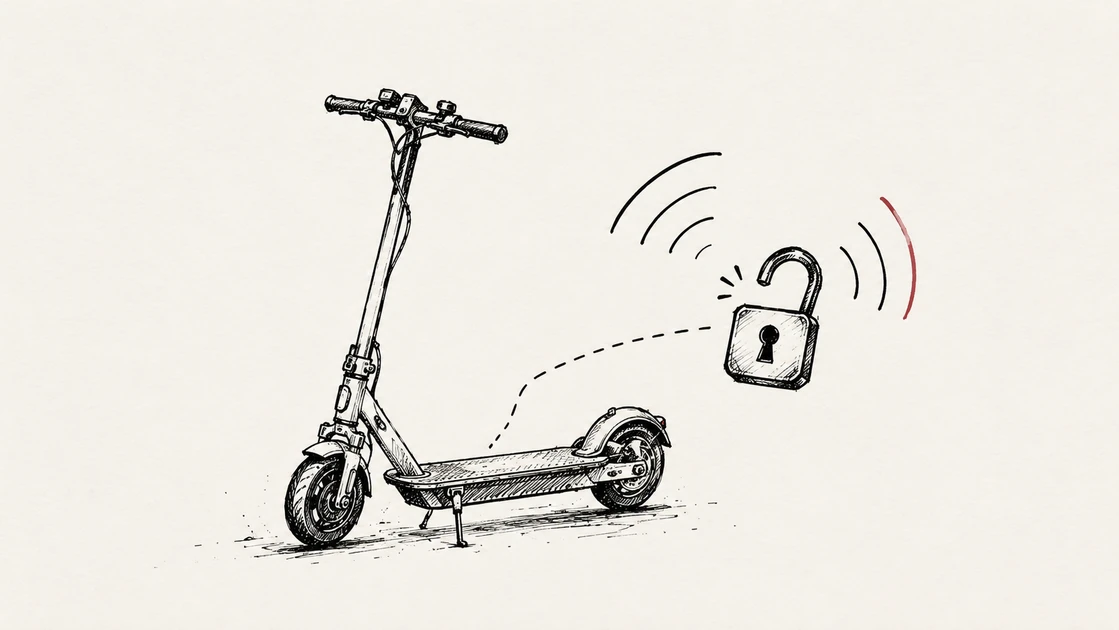 Remotely Unlocking Electric Scooters