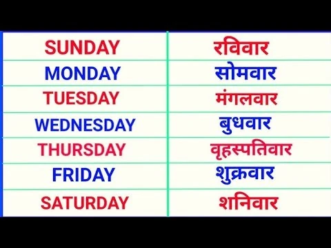 Days of the Week Names in English | Learn Week Days for Kids 🌈📚 | the kk study