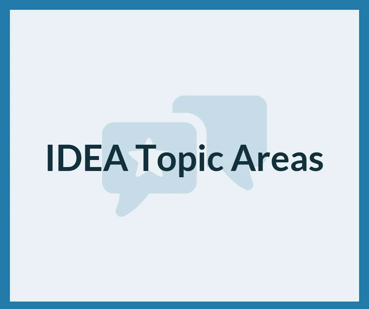 IDEA Topic Areas