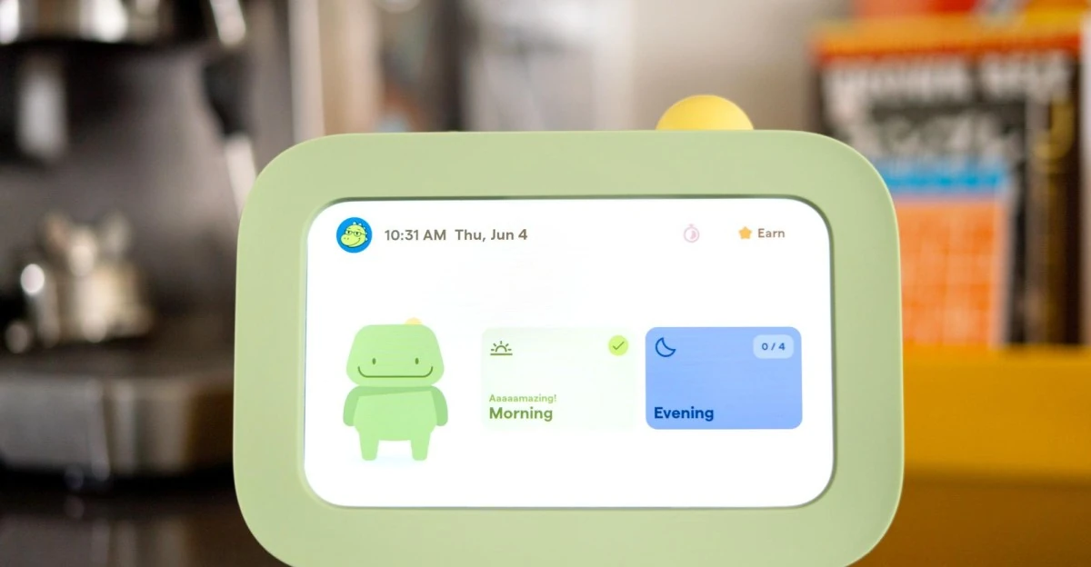 This chunky little tablet got my kid to clean up his toys