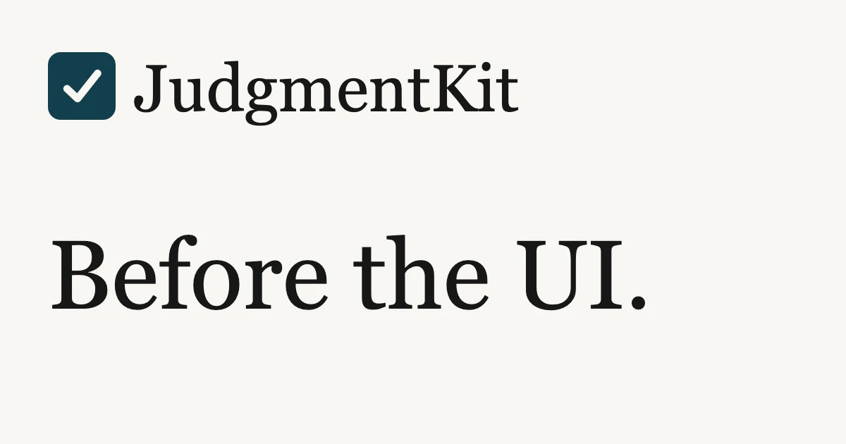 JudgmentKit