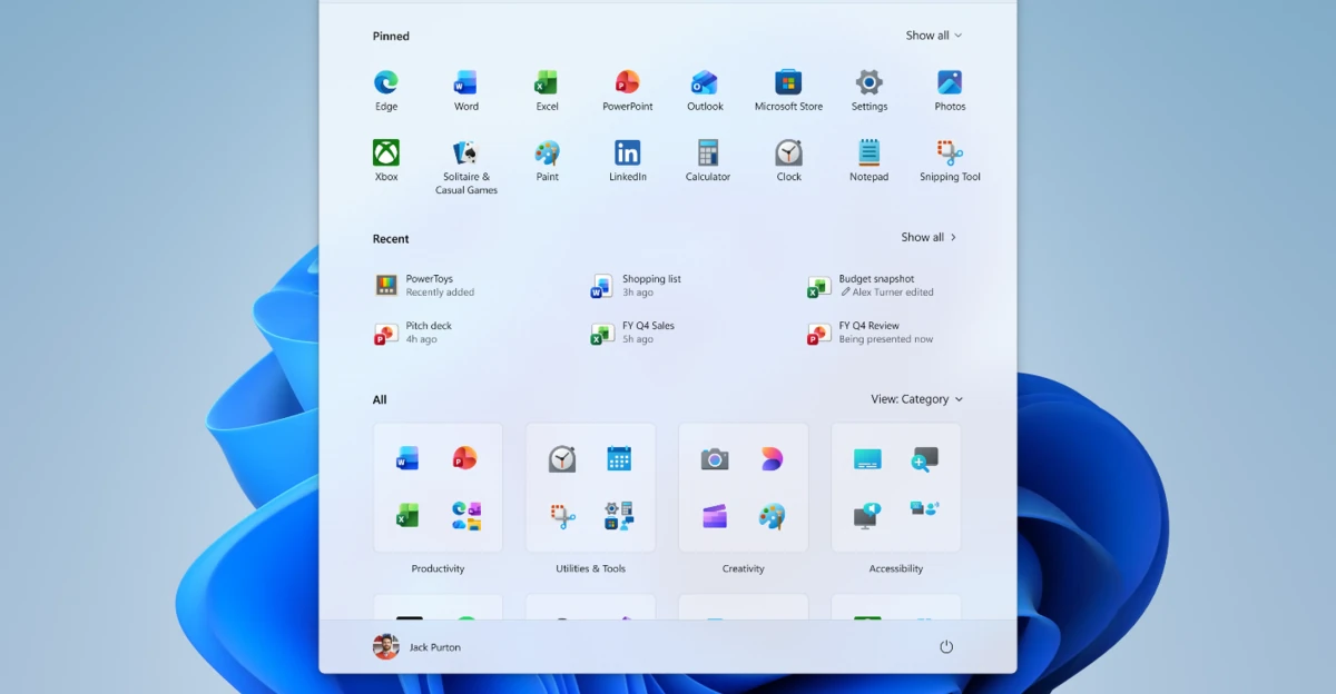 Windows 11 tests an adjustable taskbar and resizable Start menu