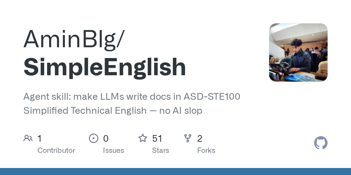 Agent Skill to Force Docs in ASD-STE100 Simplified Technical English