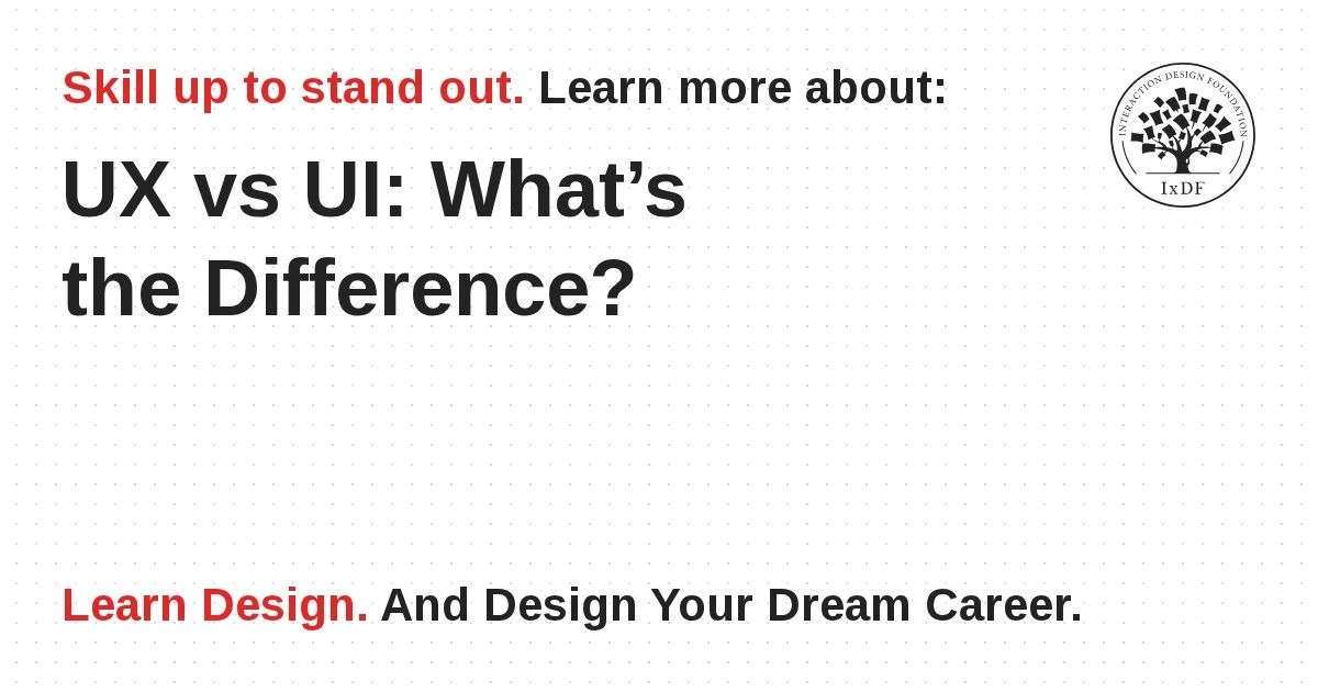 UX vs UI: What’s the Difference?