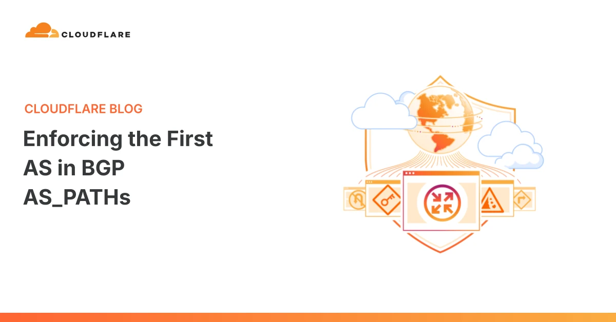 Enforcing the First AS in BGP AS_PATHs