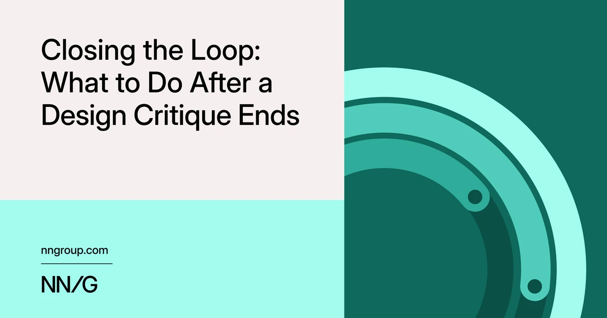 Closing the Loop: What to Do After a Design Critique Ends