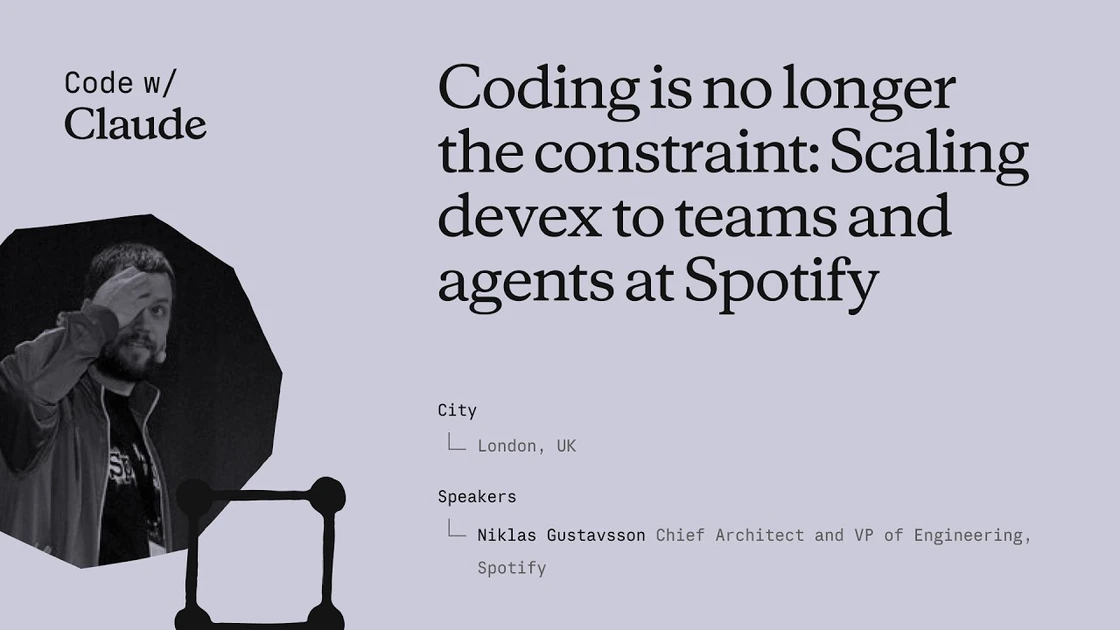Coding Is No Longer the Constraint: Scaling Developer Experience to Teams and Agents at Spotify