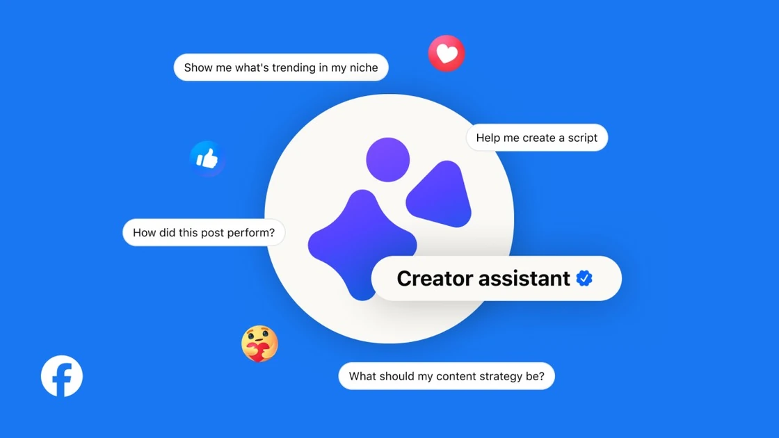 Meta rolls out a new AI creator assistant on Facebook