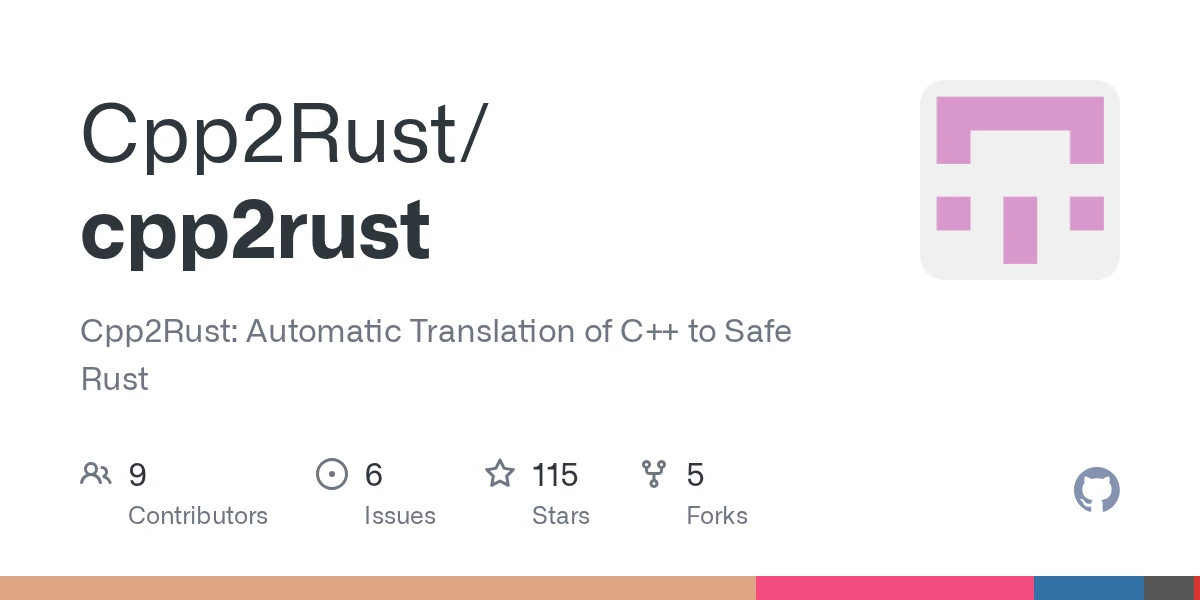 Cpp2Rust: Translates C++ to safe Rust automatically