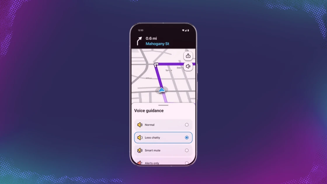 Waze gets motorbike mode, personalised nav, and 'less chatty' mode