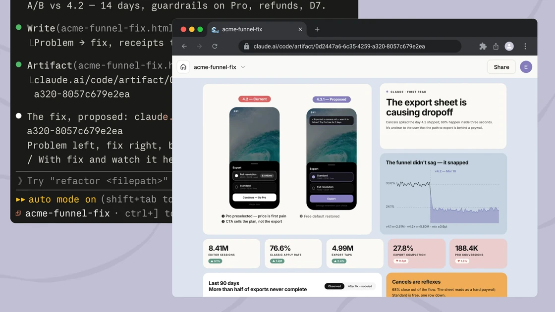Anthropic brings Artifacts to Claude Code, letting teams share live pages from coding sessions