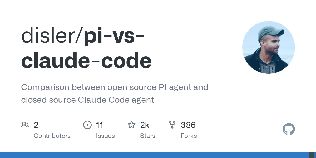 GitHub - disler/pi-vs-claude-code