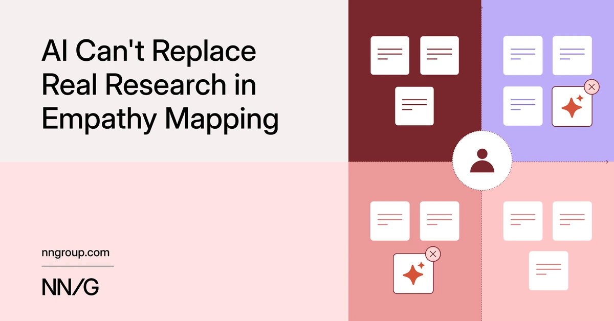 AI Can't Replace Real Research in Empathy Mapping