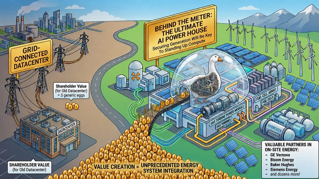 US Grid Constraints: Towards 40GW+ of Behind-the-Meter Datacenter by 2028?