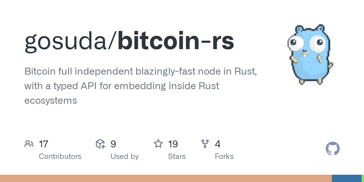 Show HN: Bitcoin-rs – An AI-assisted Bitcoin full node in Rust