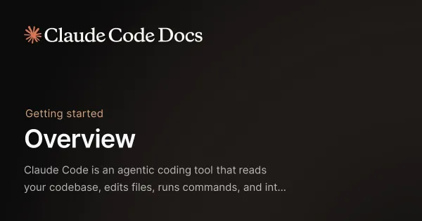 Overview - Claude Code Docs