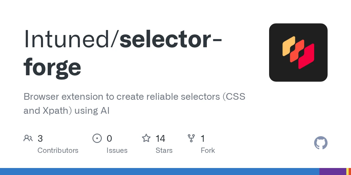 Show HN: Selector Forge – browser extension for AI-generated resilient selectors