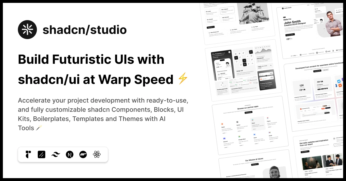 Shadcn Studio - Shadcn UI Components, Blocks & Templates