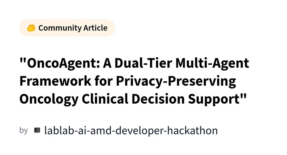 "OncoAgent: A Dual-Tier Multi-Agent Framework for Privacy-Preserving Oncology Clinical Decision Support"