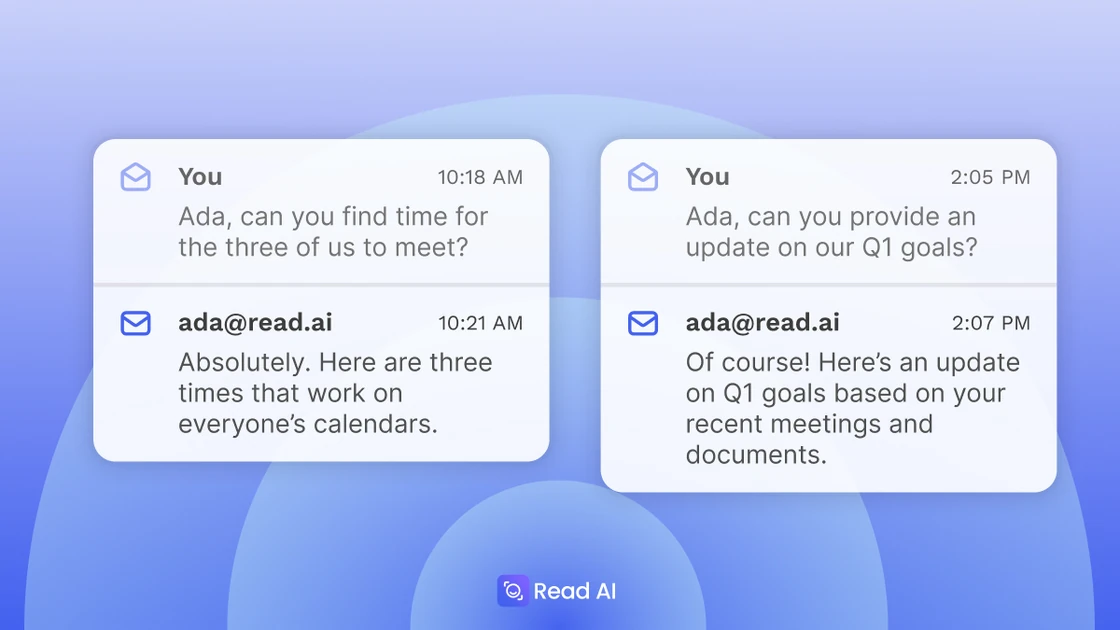 Read AI launches a email based ‘digital twin’ to help you with schedules and answers | TechCrunch