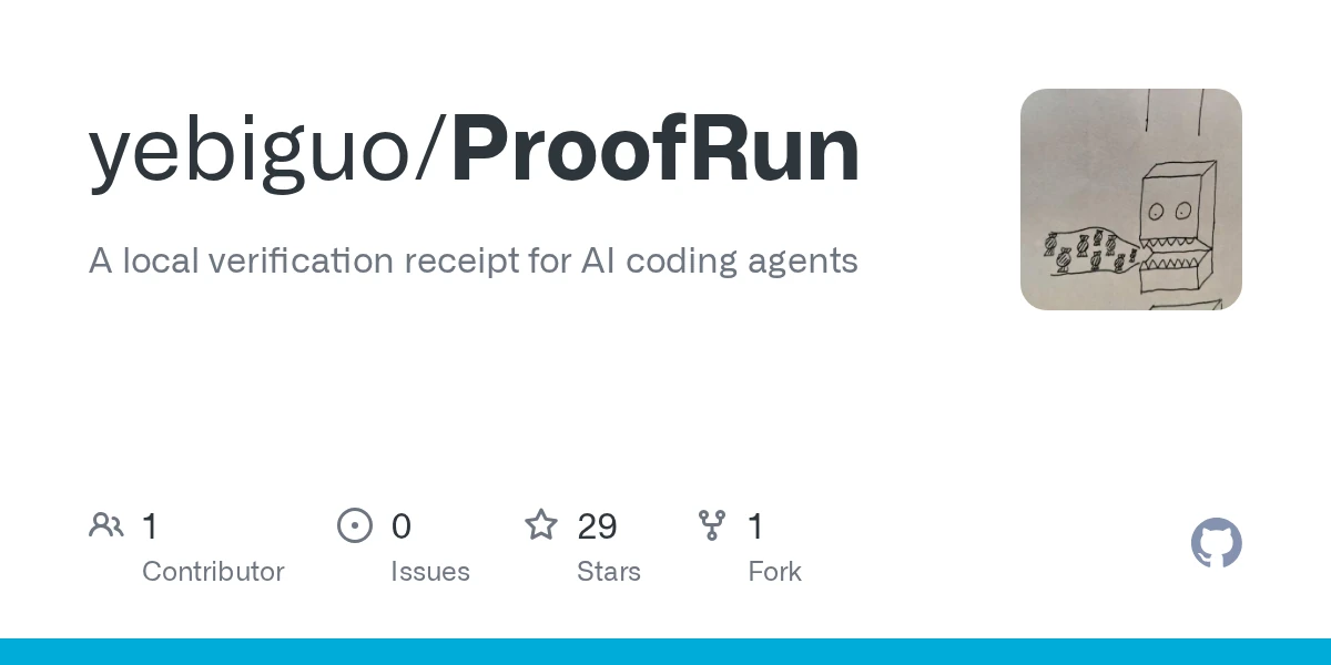 ProofRun – a local verification receipt for AI coding agents