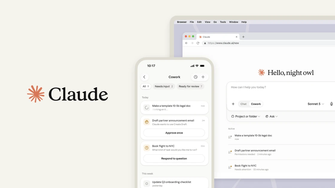 Claude Cowork expands to mobile and web
