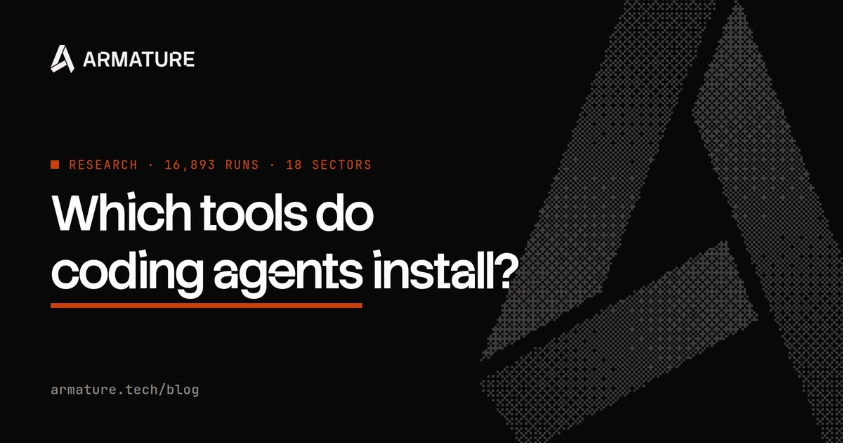 Which tools do Claude, Codex and Cursor choose? We measured 17k runs to find out