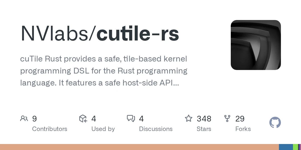 Show HN: cuTile Rust: Safe, data-race-free GPU kernels in Rust