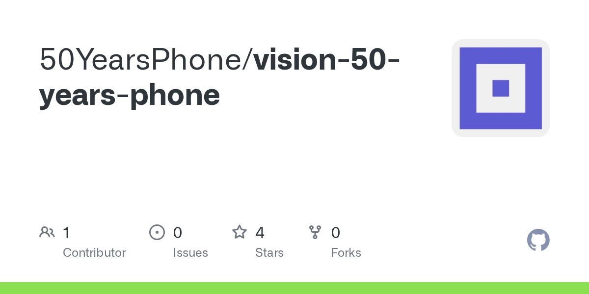 Vision 50 Years Phone – Keeping old Android phones fast without root