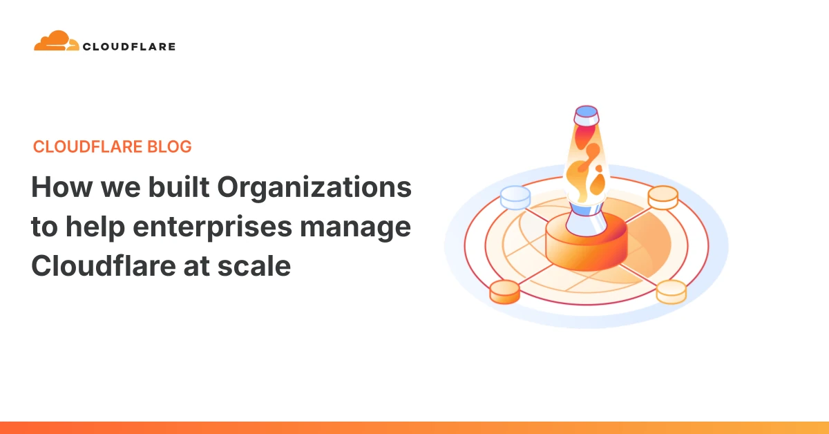 How we built Organizations to help enterprises manage Cloudflare at scale