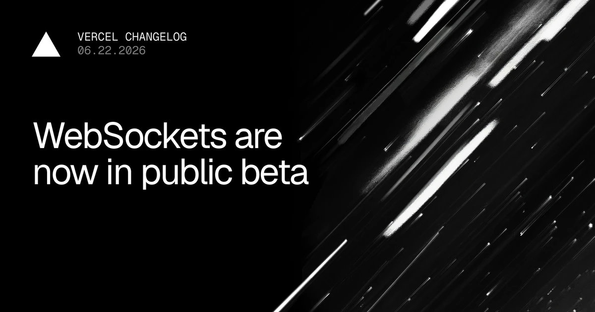 WebSocket support is now in Public Beta