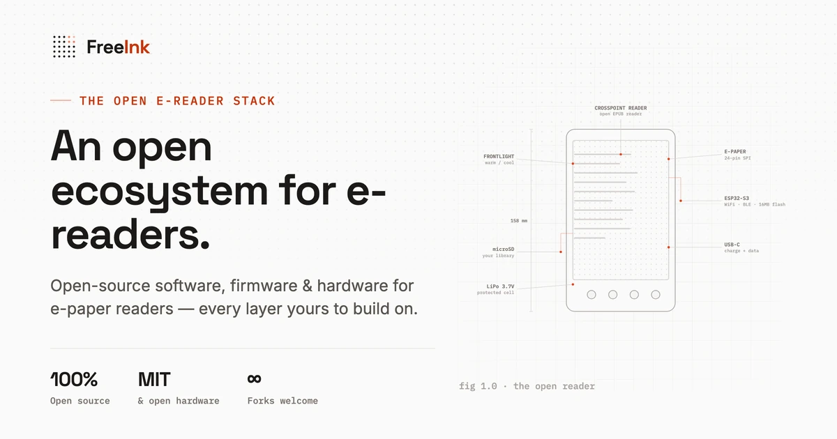 Freeink: Open Ecosystem for E-Readers